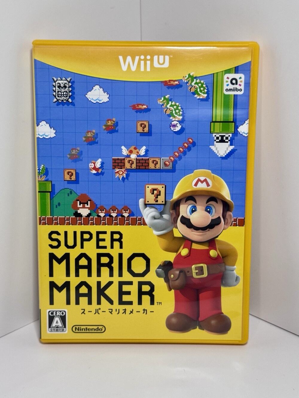 Super Mario Maker (Nintendo Wii U,2013) from japan